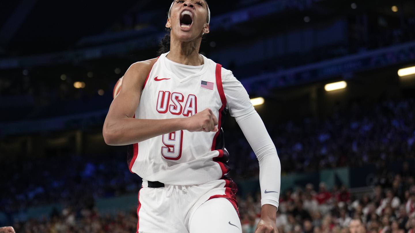 A’ja Wilson dominates as US women beat Japan 102-76 to open campaign for 8th straight Olympic gold