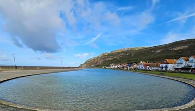 The Llandudno lake that suddenly turned blue to leave it 'looking like the Med'