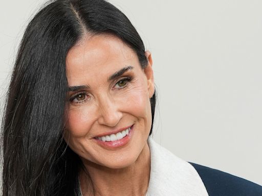 Demi Moore looks totally unrecognisable after ditching her long hair for a chest-length cut