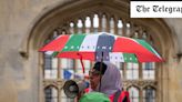 Pro-Palestine university protests dividing line for Tory and Labour voters