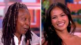 'The View's Whoopi Goldberg relates to 'The Bachelorette' star Jenn Tran when it comes to having many men fawn over her: "25 is nothing!"