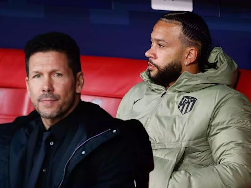 Memphis Depay aims parting shot at Diego Simeone for Atletico Madrid coaching