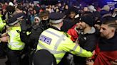 Hundreds of Albanians celebrate independence day in London as police make seven arrests