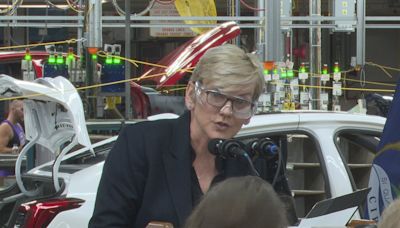 Energy Secretary Granholm visits Michigan, announces over $1B to build EVs