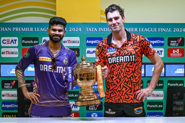 IPL final 2024 LIVE: KKR v SRH cricket score, radio commentary & updates