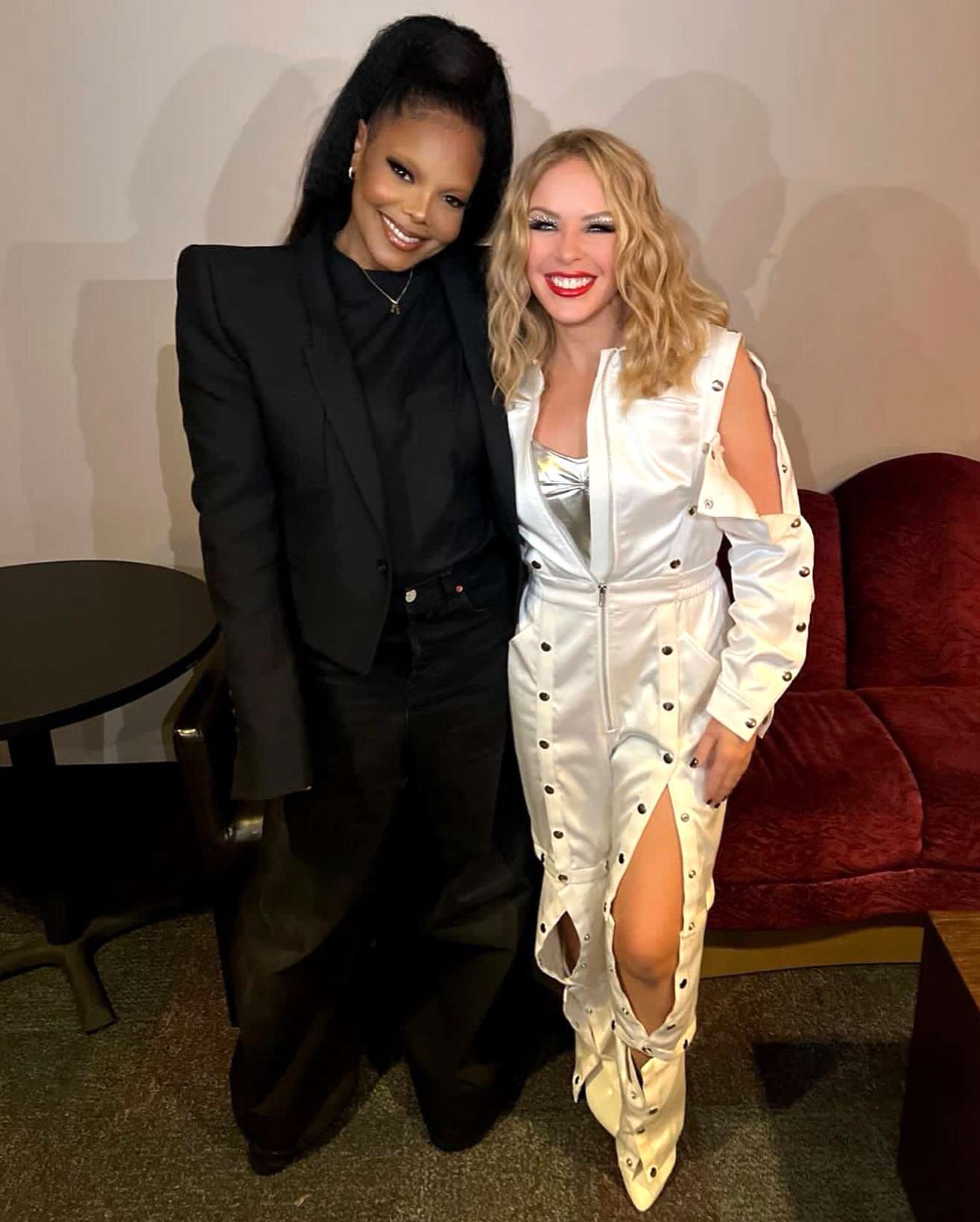 Janet Jackson Sees Kylie Minogue Perform Her Las Vegas Residency After Lovers & Friends Festival Cancellation