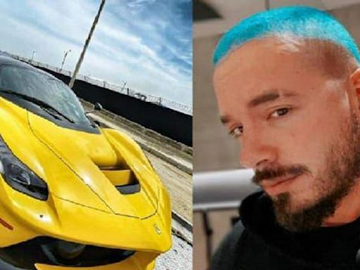 J Balvin prestó su Ferrari de $ 2.000 millones a cambio de un café en Medellín