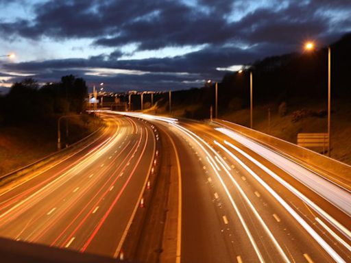 Man was punched and kicked unconscious on hard shoulder of the M62