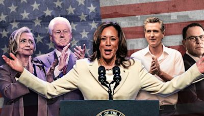 Who has backed Kamala Harris in the race to replace Joe Biden?