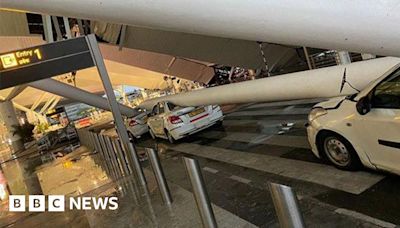 Indira Gandhi International Airport: Roof collapse smashes cars in Delhi