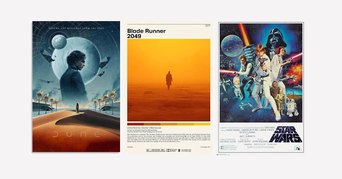 50 Movie Poster Prints Under $30 On Amazon That Transform Your Space