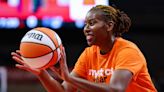Ariel Atkins becomes Mystics' all-time 3-point shooter, exits with ankle injury