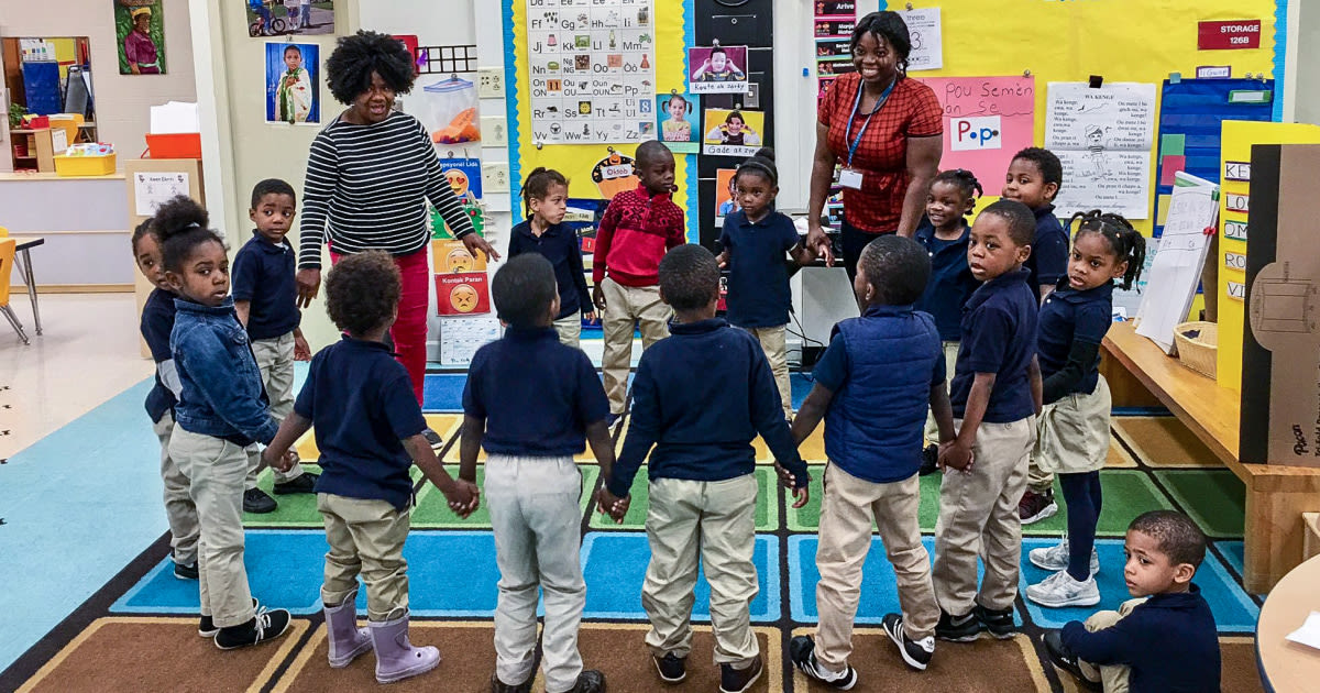 This Boston preschool is teaching children in Creole and English — and instilling Haitian pride