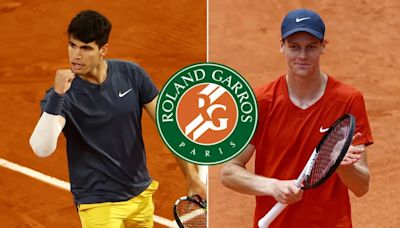 Dónde ver Carlos Alcaraz vs. Jannik Sinner en vivo por la semifinal del Roland Garros 2024 y a qué hora juegan