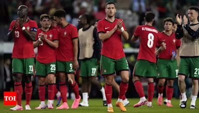 Cristiano Ronaldo-less Portugal survive late scare in 4-2 friendly win over Finland ahead of Euro 2024 | Football News - Times of India