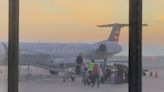 Moment passengers forced to walk back to gate after boarding due to FAA computer outage