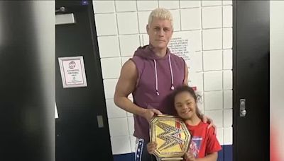 Toledo girl appears in the ring with WWE’s Cody Rhodes