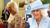 ...Summertime Florals in Two Fiona Clare Looks and Wears Brooch From Queen Elizabeth II’s Collection During a Visit to Scotland