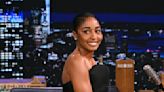 Ayo Edebiri Goes Strapless in Little Black Dress by Marc Jacobs for ‘Jimmy Fallon’ Appearance, Talks ‘The Bear’ Season Three