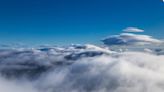 Backcountry Skier Spies UFO-Shaped Object In Sky