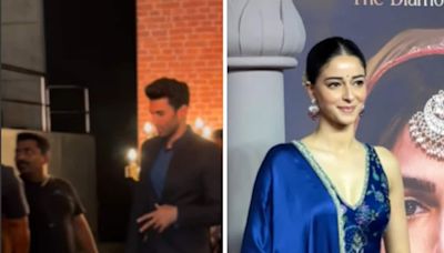 Heeramandi Screening: Ananya Panday And Aditya Roy Kapur Spotted Twinning - News18