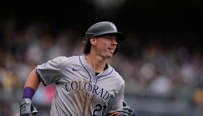 Rockies’ rookie Jordan Beck breaks hand in loss to Phillies