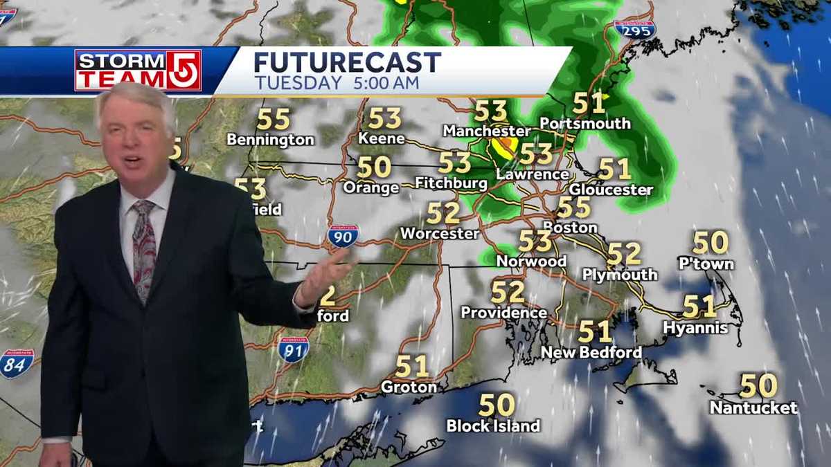 Video: Daybreak showers possible; Rain threat midweek