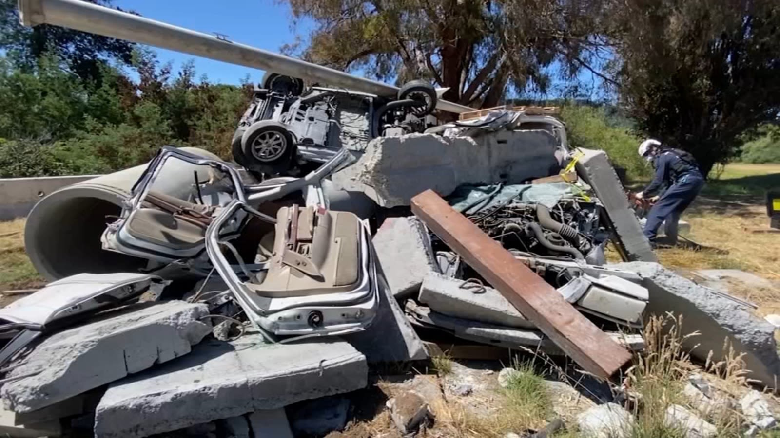 Marin County real-life simulated earthquake drill puts 1st responders to test