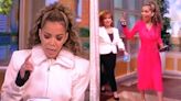 Sunny Hostin explains why she's wearing a wrist cast for an injury on “The View”