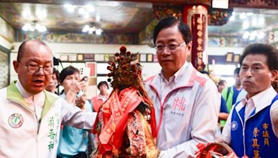 竹林山觀音寺巡迴媽移駕大園坪位 張善政：祈求平安順利