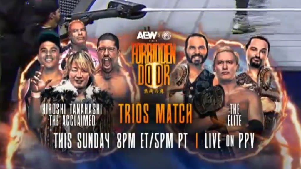 The Elite vs. Hiroshi Tanahashi And The Acclaimed Set For AEW x NJPW Forbidden Door