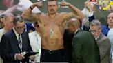 Oleksandr Usyk's weight announced WRONG as fans scramble to change predictions
