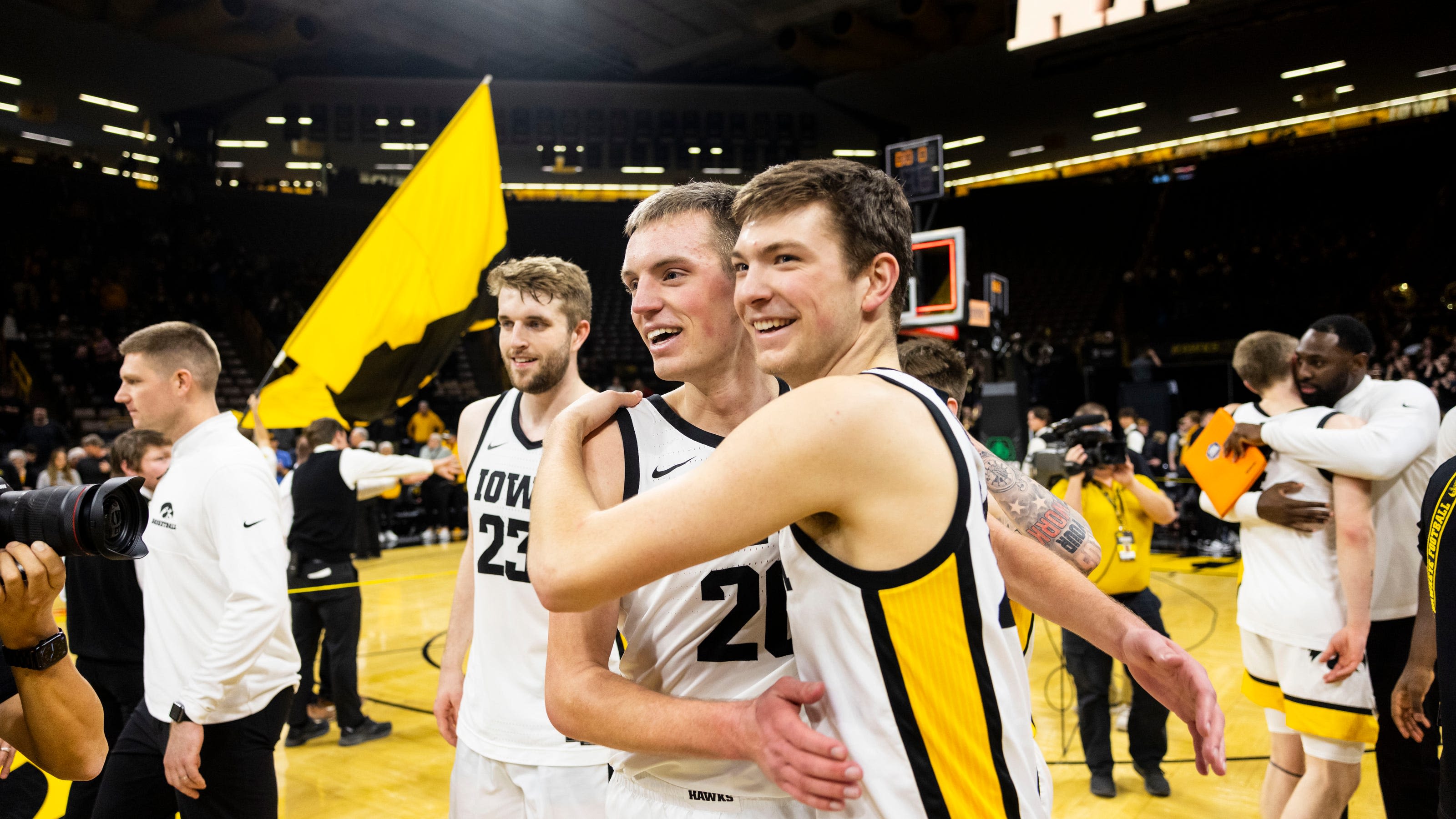 Iowa basketball continues offseason roll with Payton Sandfort's return: 'Sky's the limit'