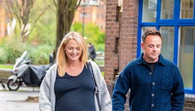 Ant McPartlin can't stop smiling as he and Anne-Marie enjoy double date with Jamie Redknapp