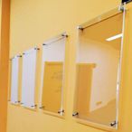 ❧立體相框❧  透明亞克力展板廣告牌展示牌訂製有機玻璃雙層夾板掛牆塑膠板特價