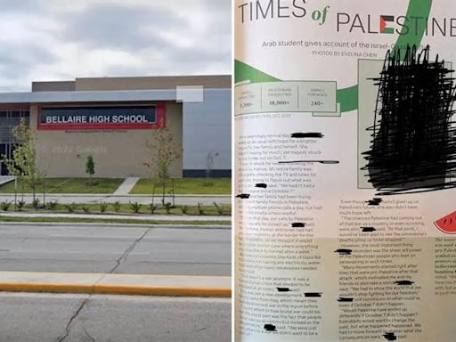 Texas high school yearbook features ‘Palestine’ page dismissing terror attack as ‘what happened happened’