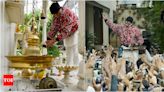 Amitabh Bachchan performs Shiva Abhishek in his marble temple; expresses gratitude to fans for the outpour of emotions and love | Hindi Movie News - Times of India