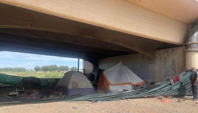 Clean-up of homeless camps along Fountain Creek underway in Pueblo