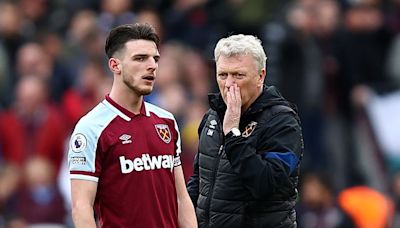 David Moyes admits true cost that West Ham paid price when they sold Declan Rice