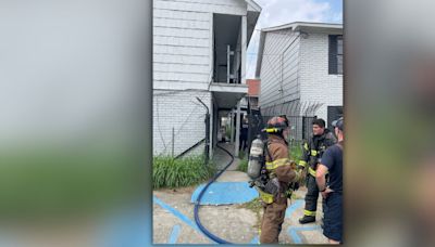 Crews respond to apartment fire on Rembrandt Avenue