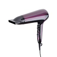 Uses a motor to blow hot air through a nozzle to dry hair Available in various sizes, wattages, and features Suitable for all hair types