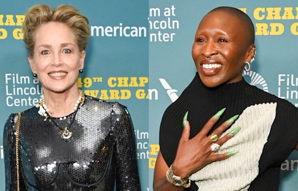 Sharon Stone Sparkles in Sequins, Cynthia Erivo Plays With Shape in Issey Miyake and More From the 49th Chaplin Award Gala