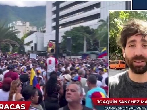 Un corresponsal, desde las revueltas en Venezuela: "Hay personas armadas motorizadas por Caracas que apoyan a Maduro"