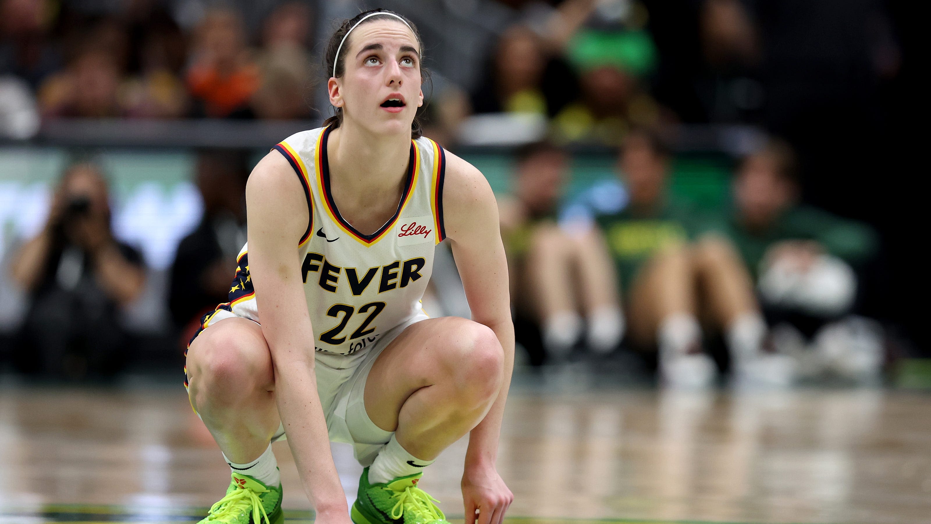 How many points did Caitlin Clark score last night? Rookie frustrated as Fever fall to Storm