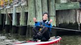 Jack Schlossberg Celebrates Turning 30 with a Nighttime Paddleboard Trip — and a Cupcake