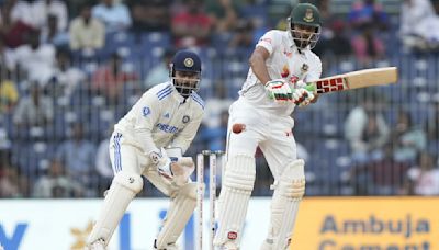 India vs Bangladesh Chepauk Test: After a strong start, Najmul Hossain Shanto’s side pay the price for poor batting in first innings