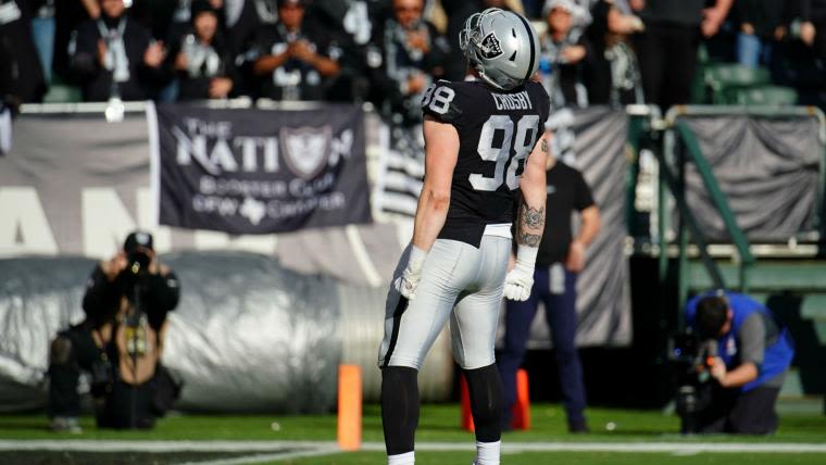 Where Las Vegas Raiders' Maxx Crosby landed in PFF's EDGE rankings | Sporting News