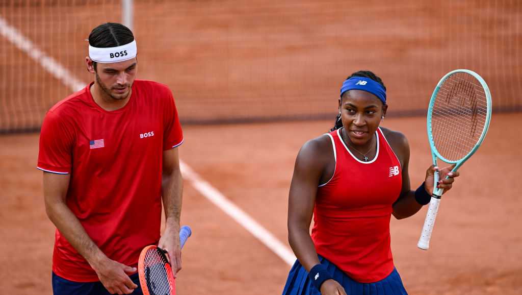 Coco Gauff's time at Paris Olympics ends with loss in mixed doubles tennis tournament