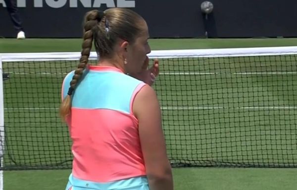 Jelena Ostapenko has one of the roughest double faults you'll see - Stream the Video - Watch ESPN