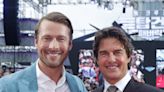 Tom Cruise supports friend and Top Gun: Maverick co-star Glen Powell at Twisters premiere